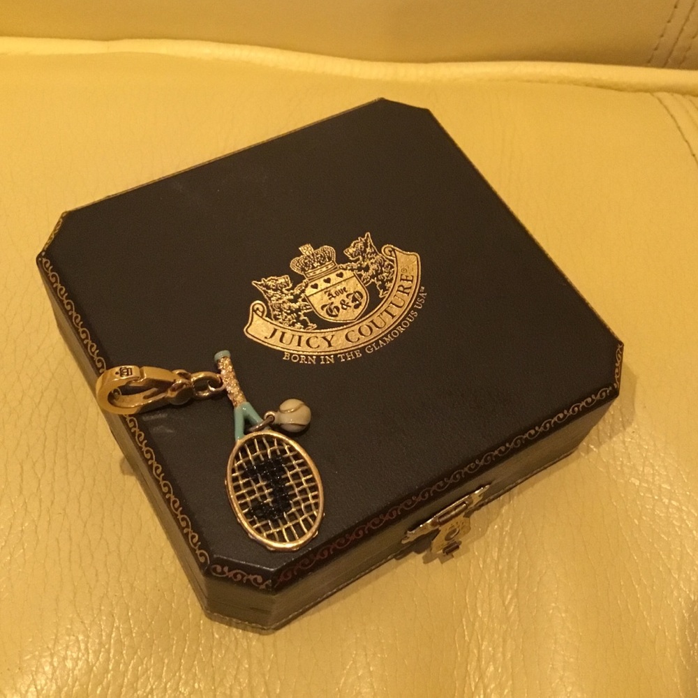 Juicy Couture Tennis Racket Charm